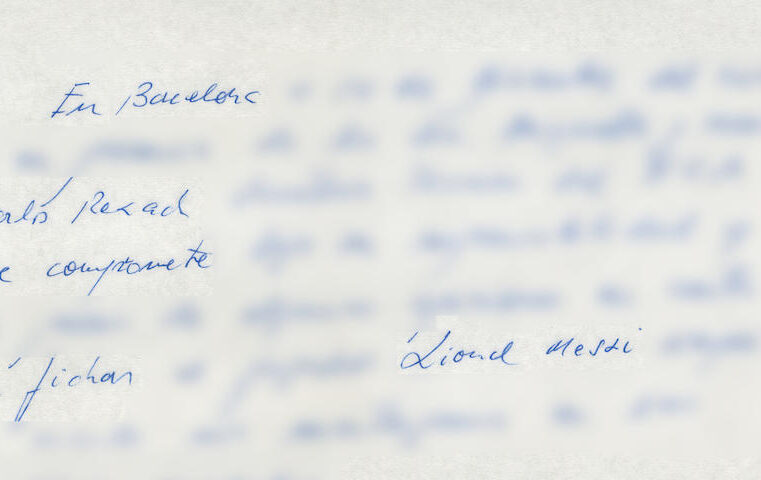 The Napkin That Secured Lionel Messi’s First Barcelona Contract Set For Auction 