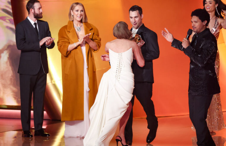 The Internet Is Dissecting Taylor Swift’s Interaction With Celine Dion at the Grammys