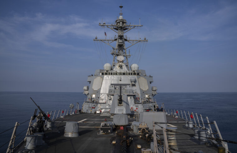 The U.S. military says it struck a Houthi underwater vessel in the Red Sea