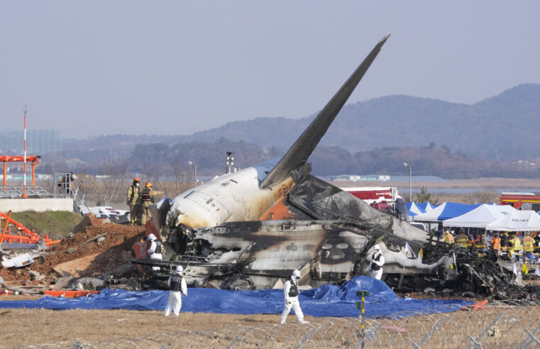 Plane Engulfed in Flames After Skidding Off the Runway in South Korea, Killing at Least 177