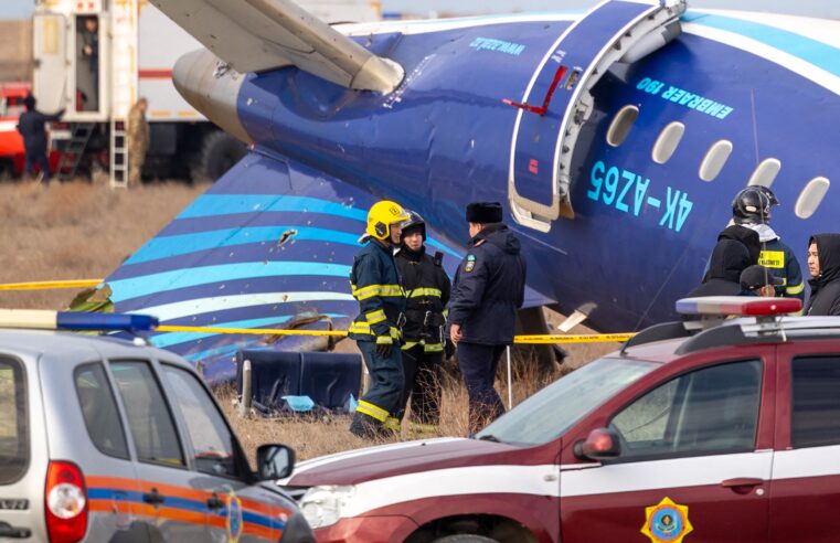 Photos from Azerbaijan jet crash suggest a missile strike, according to experts