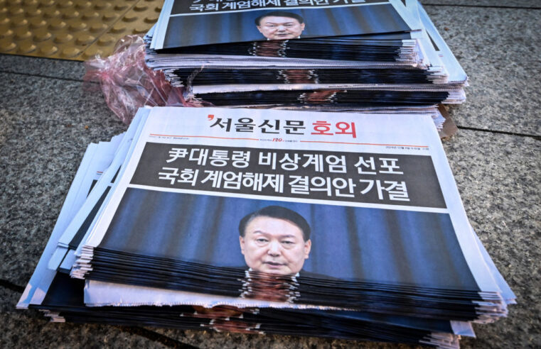South Korean Lawmakers Submit Motion to Impeach President Yoon Over Martial Law
