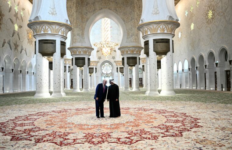 In Abu Dhabi, Trump makes first visit to a mosque as president