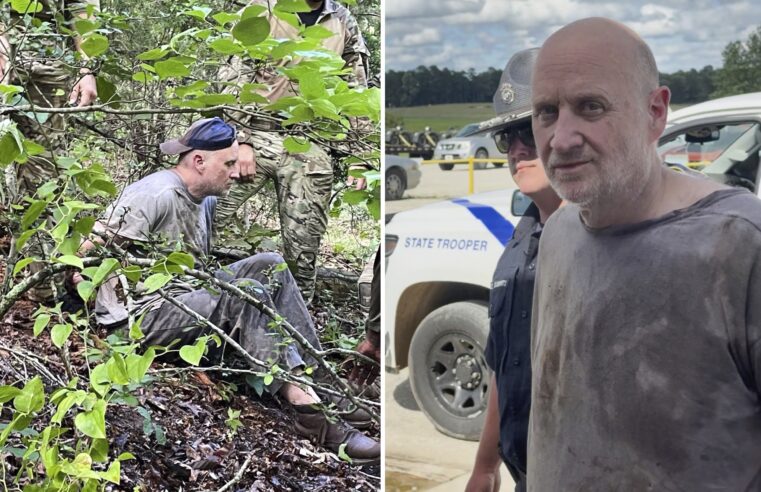 A former police chief who escaped from an Arkansas prison is captured